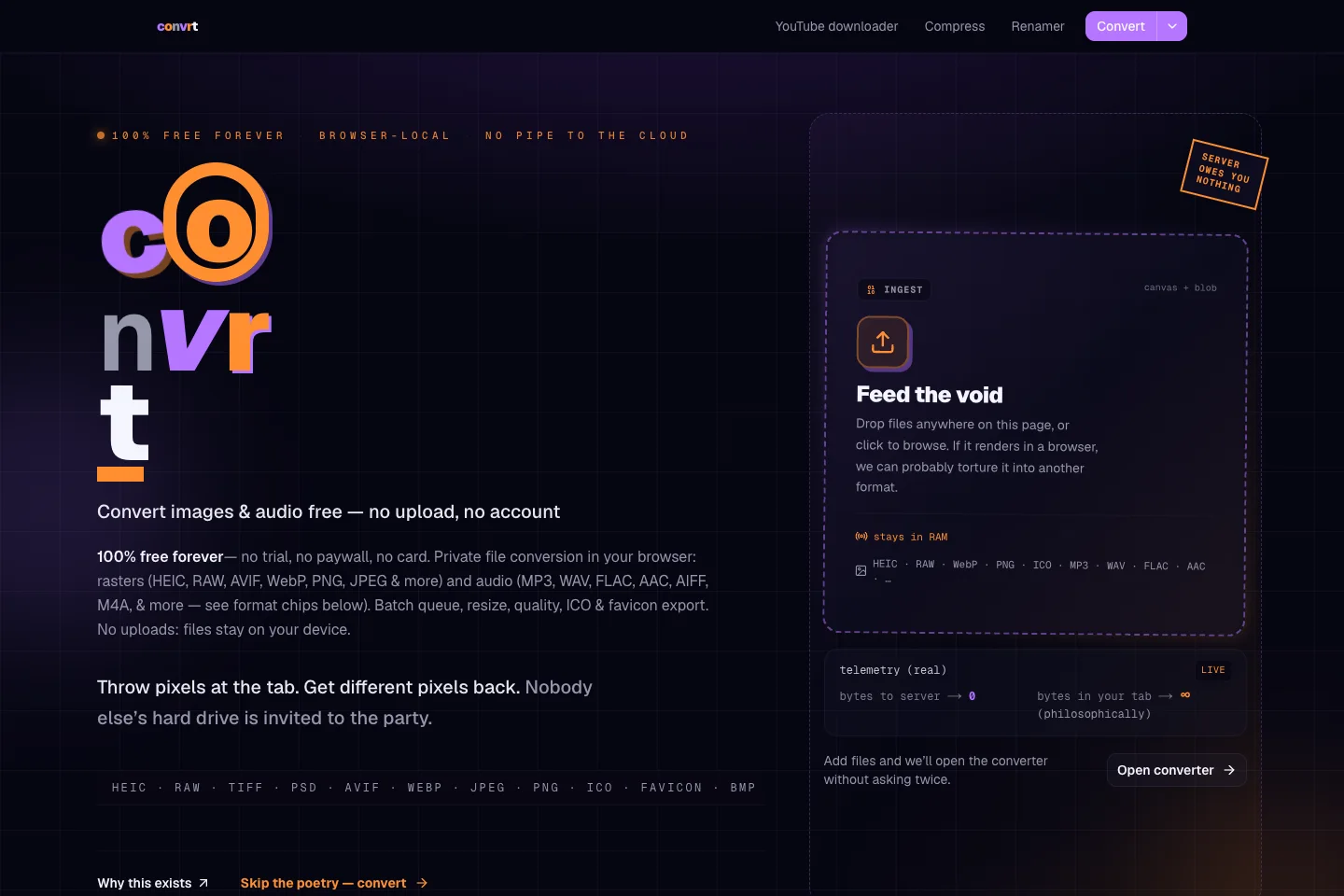 Convrt website