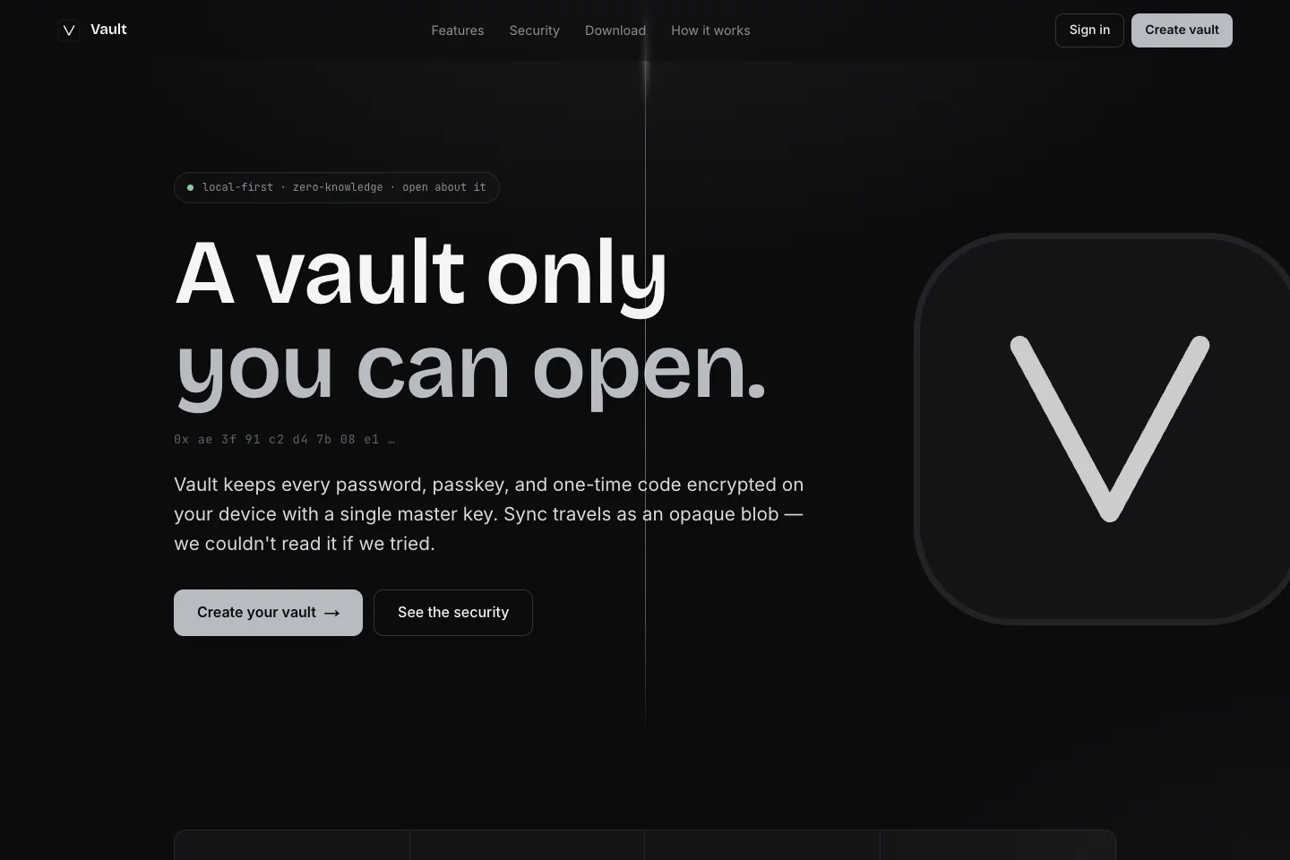 Vault website